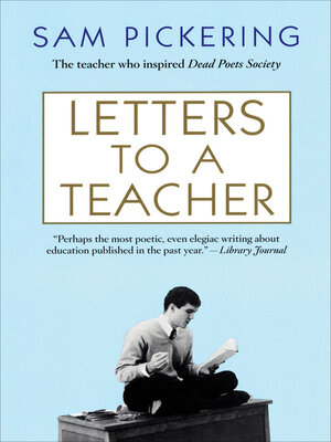 cover image of Letters to a Teacher